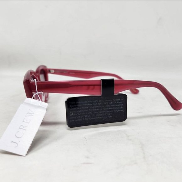 New women\'s J crew Bungalow cat eye sunglasses in Beet Violet main image 6